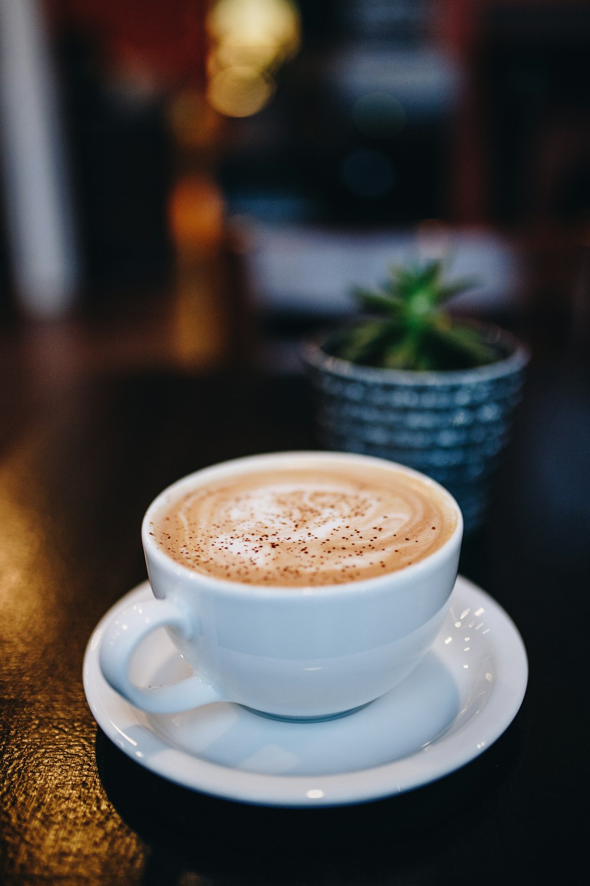 Artisanal espresso coffee extraction at Konrad Cafe